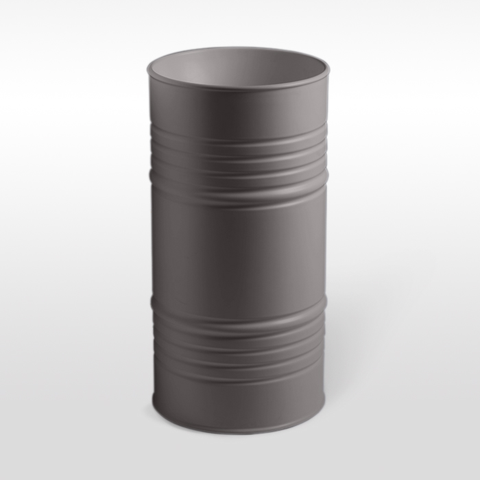 Kerasan Artwork Раковина, без отв, свободностоящая "BARREL", слив в стену, цвет: Ferro matt