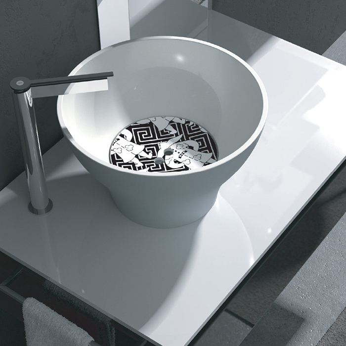 Kerasan Deco Hurricane Раковина, без отв, цвет: белый