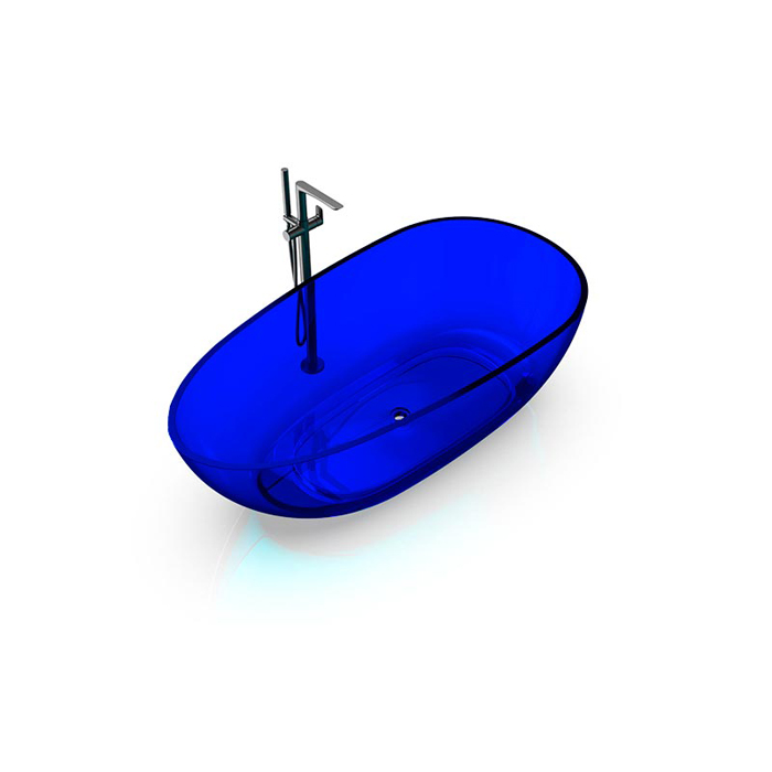 Knief EGG Shape Ванна отдельностоящая, из полимерного материала, цвет: Marine blue # XXX