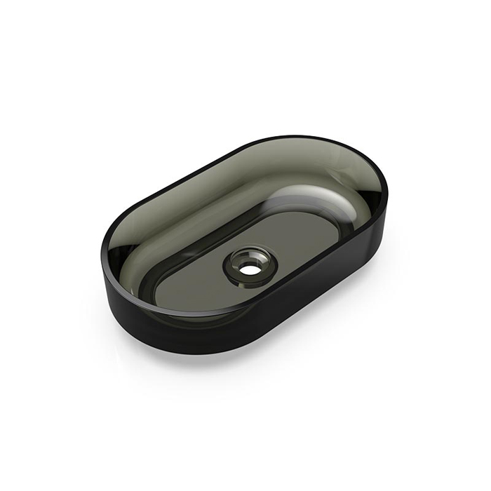Knief Ellipse Shape Раковина накладная, без отв, из полимерного материала, цвет: Turmalin # 020
