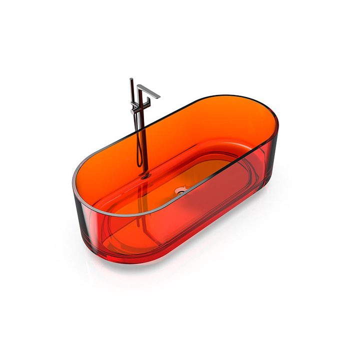 Knief Ellipse shape Ванна отдельностоящая, из полимерного материала, цвет: Citrin # 060