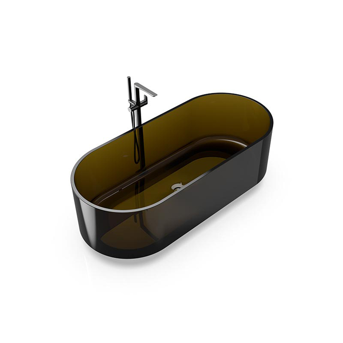 Knief Ellipse shape Ванна отдельностоящая, из полимерного материала, цвет: Pyrit # 030