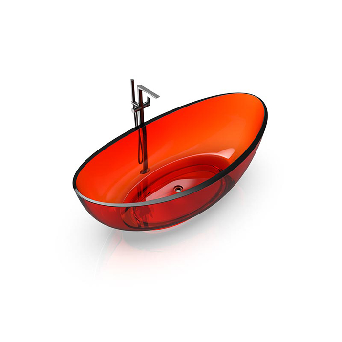 Knief Oval Shape Ванна отдельностоящая, из полимерного материала, цвет: Jaspis # 070