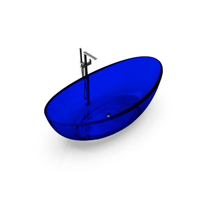 Knief Oval Shape Ванна отдельностоящая, из полимерного материала, цвет: Marine blue # XXX