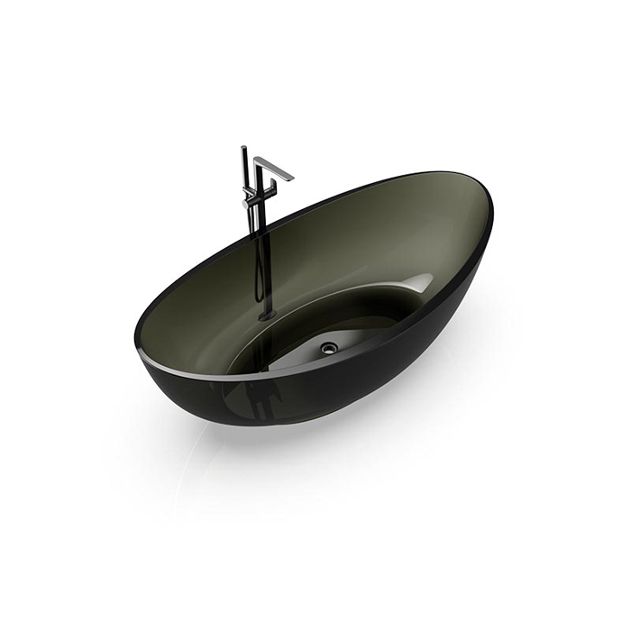 Knief Oval Shape Ванна отдельностоящая, из полимерного материала, цвет: Turmalin # 020