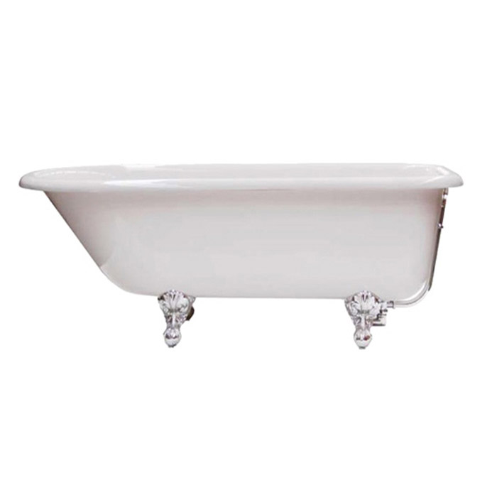 KNIEF ROLL TOP XL Ванна отдельностоящая, на ножках хром, без слива-перелива, цвет: белый