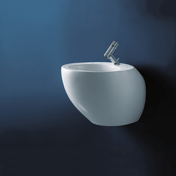 Laufen Alessi One Биде напольное, с 1 отв. под смеситель, с покр. LCC, цвет: белый