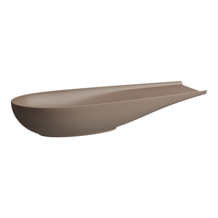 Laufen Alessi One Раковина-чаша, без отв, без перелива, с покр. LCC, цвет: кофейный матовый