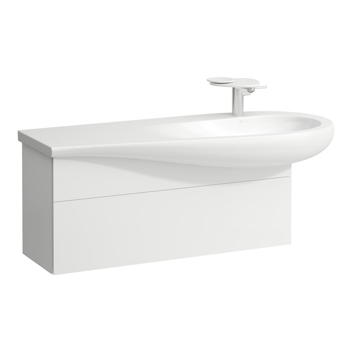 Laufen Alessi One Тумба подвесная с раковиной, с 1 ящиком, цвет: белый матовый