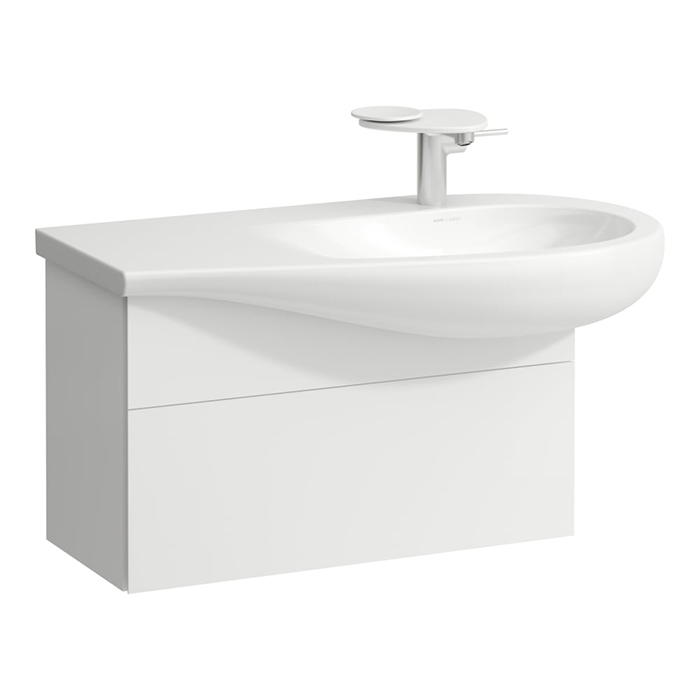 Laufen Alessi One Тумба подвесная с раковиной, с 1 ящиком, цвет: белый матовый