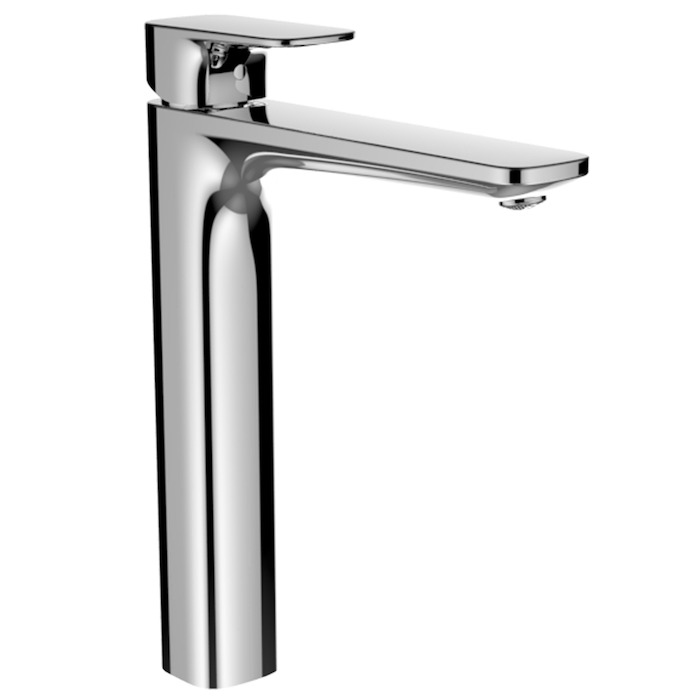 Laufen Cityplus Смеситель для раковины, высокий, 1 отв, с донным клапаном, цвет: хром