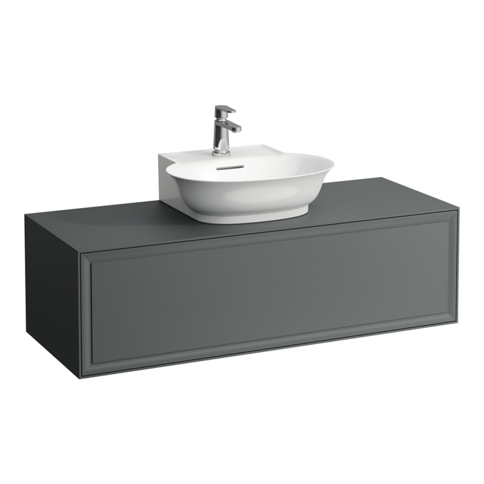 Laufen New Classic Тумба с раковиной, 1 ящик, подвесная, цвет: серый