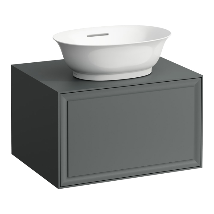 Laufen New Classic Тумба с раковиной,1 ящик, подвесная, цвет: серый