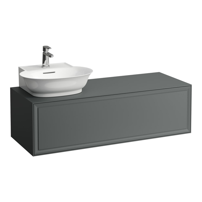 Laufen New Classic Тумба с раковиной, SX, 1 ящик, подвесная, цвет: серый