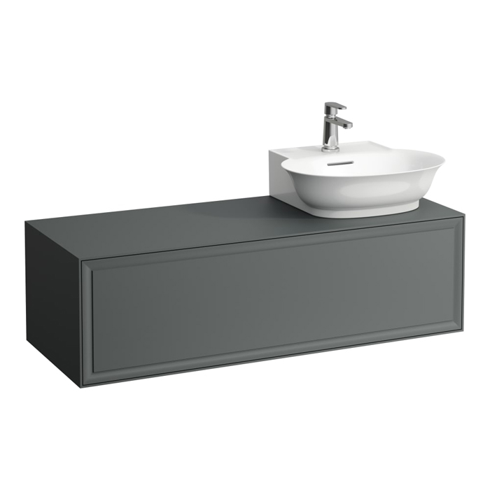 Laufen New Classic Тумба с раковиной, DX, 1 ящик, подвесная, цвет: серый