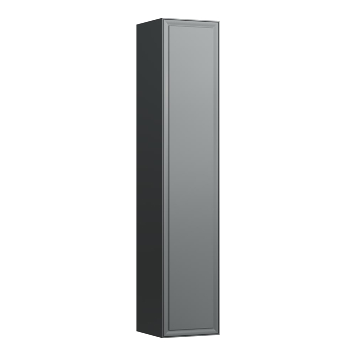 Laufen New Classic Колонна высокий подвесной, 4 полочки, 1 дверка - петли слева, цвет: серый