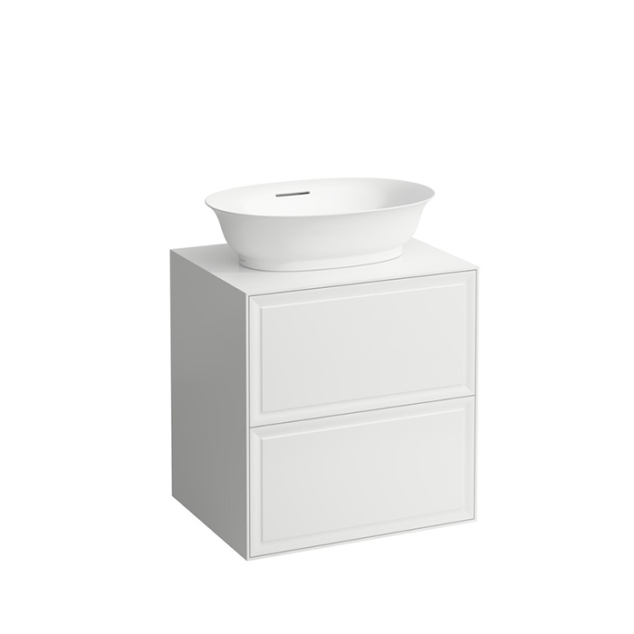Laufen New Classic Тумба с раковиной, 2 ящика, подвесная, цвет: белый глянцевый