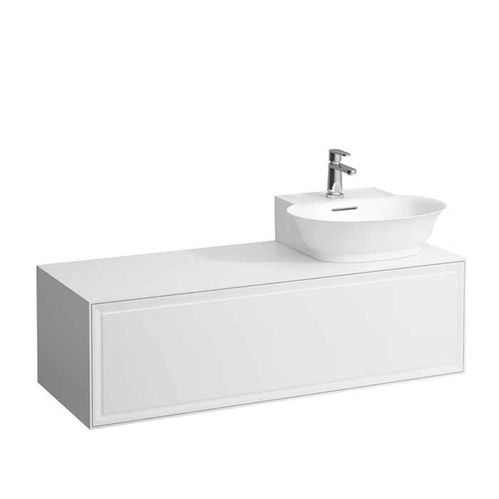 Laufen New Classic Тумба с раковиной, DX, 1 ящик, подвесная, цвет: белый глянцевый