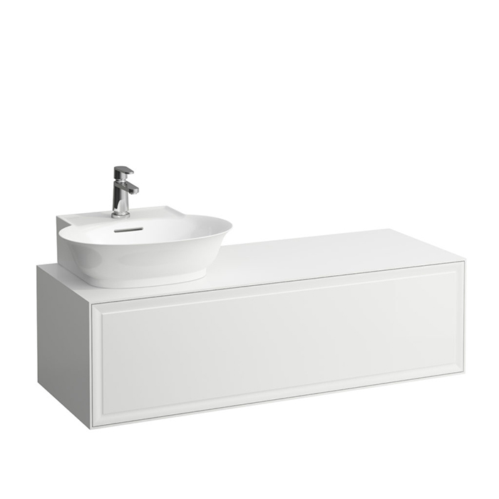 Laufen New Classic Тумба с раковиной, SX, 1 ящик, подвесная, цвет: белый глянцевый