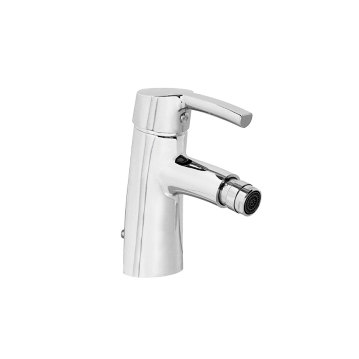 Laufen Curvepro Смеситель для биде, 1 отв, с донным клапаном, цвет: хром