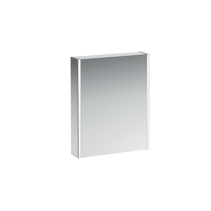 Laufen Frame Зеркальный шкаф, LED-подсветка, сенсор, алюминий, 1 дверь, 2 розетки