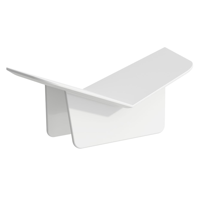 Laufen Home collection Керамическая подставка для книг, LIBRO, настольная, цвет: белый