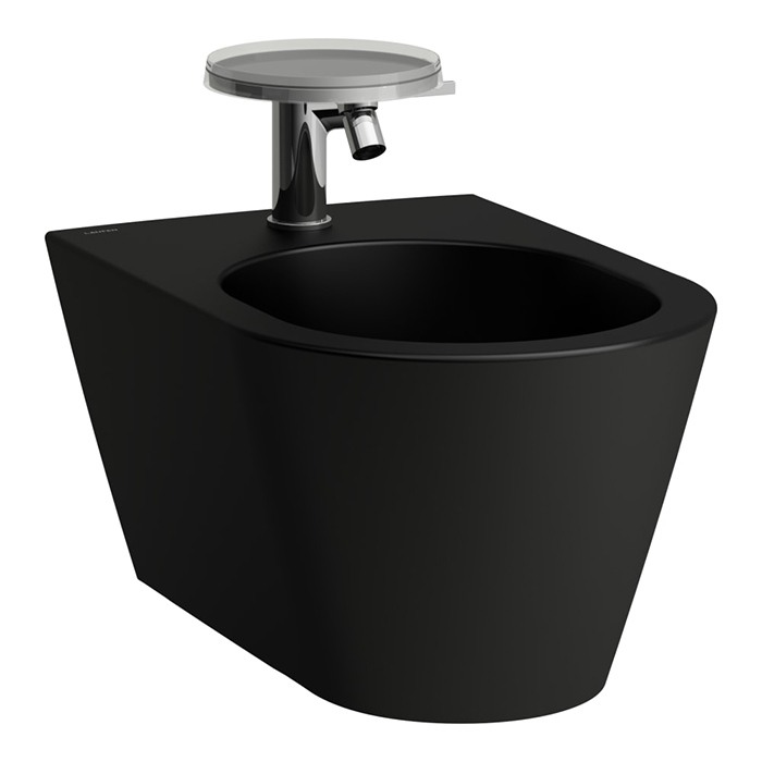 Laufen Kartell Биде подвесное, 1 отв, цвет: черный матовый