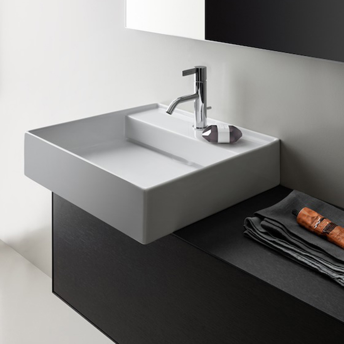 Laufen Kartell Раковина, 1 отв, без перелива, покрытие LCC, цвет: белый