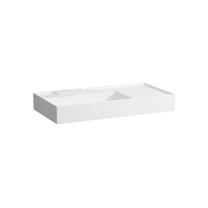 Laufen Kartell Раковина, без отв, без перелива, цвет: белый