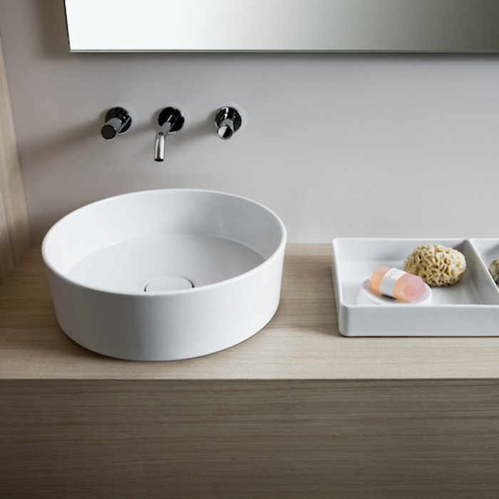 Laufen Kartell Раковина-чаша, без отв, без перелива, цвет: белый матовый