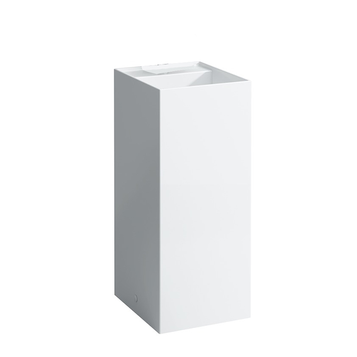 Laufen Kartell Раковина, без отв, напольная, без перелива, цвет: белый