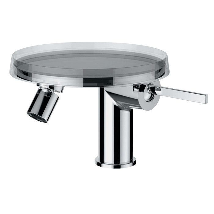 Laufen Kartell Смеситель для биде, на 1 отв, с донным клапаном, излив, цвет: хром