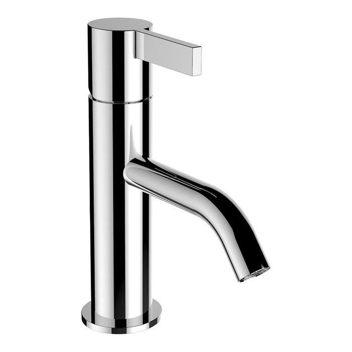 Laufen Kartell Смеситель для раковины, на 1 отв, без донного клапана, излив, цвет: хром