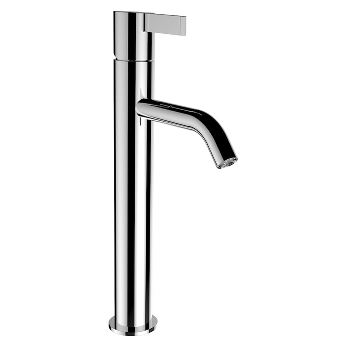 Laufen Kartell Смеситель для раковины высокий, на 1 отв, без донного клапана, излив, цвет: хром