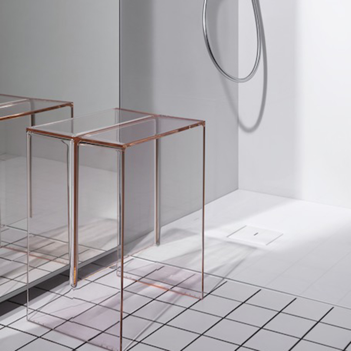 Laufen Kartell Табурет, пластик, напольный, цвет: пудровый розовый