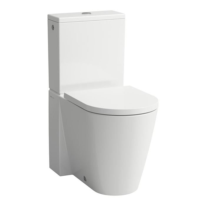 Laufen Kartell Унитаз напольный, комбинированный, безободковый смыв Rimless, белый