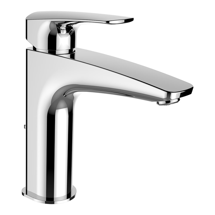 Laufen Laurin Смеситель для раковины, 1 отв, с донным клапаном, Eco+, цвет: хром