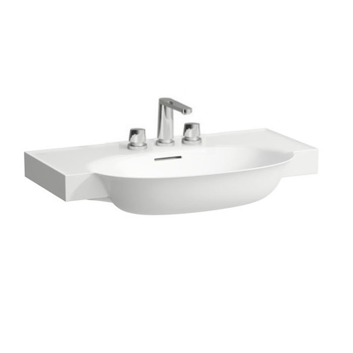 Laufen New Classic Раковина накладная, с 3 отв, с переливом, цвет: белый