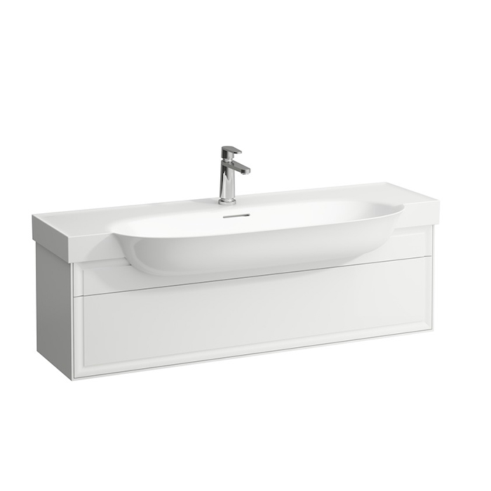 Laufen New Classic Тумба с раковиной, 1 ящик, подвесная, цвет: белый глянцевый