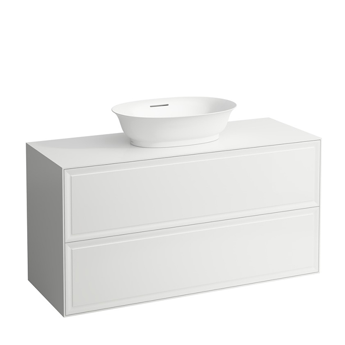 Laufen New Classic Тумба с раковиной, 2 ящика, подвесная, цвет: белый глянец