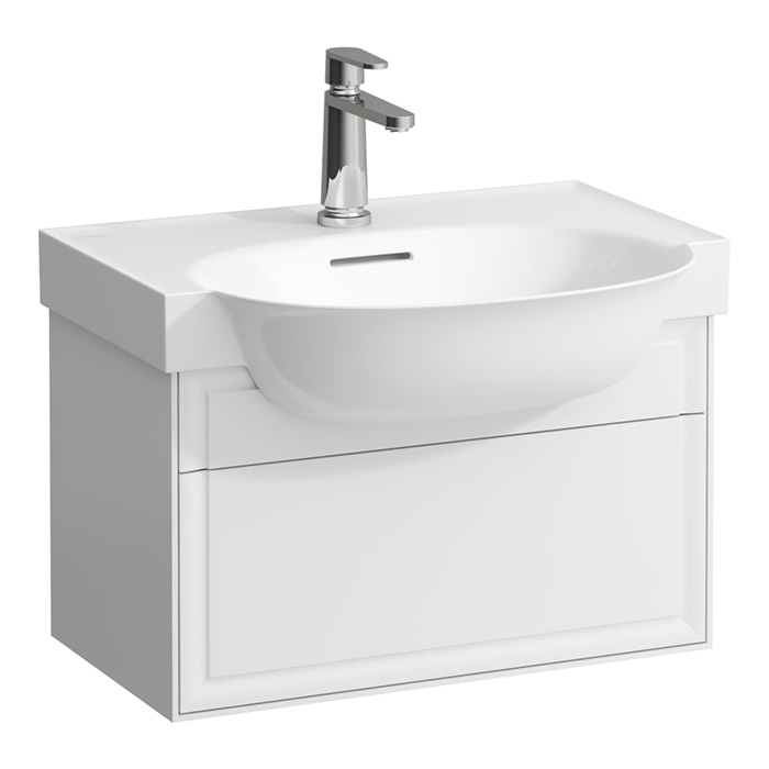 Laufen New Classic Тумба с раковиной, 1 ящик, подвесная, цвет: белый глянец
