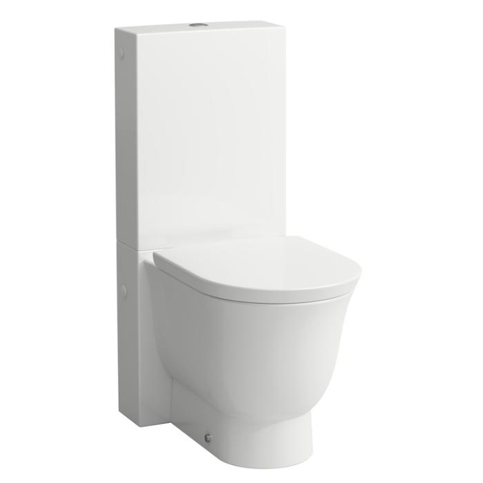 Laufen New Classic Унитаз моноблок безободковый, выпуск универсальный, цвет: белый