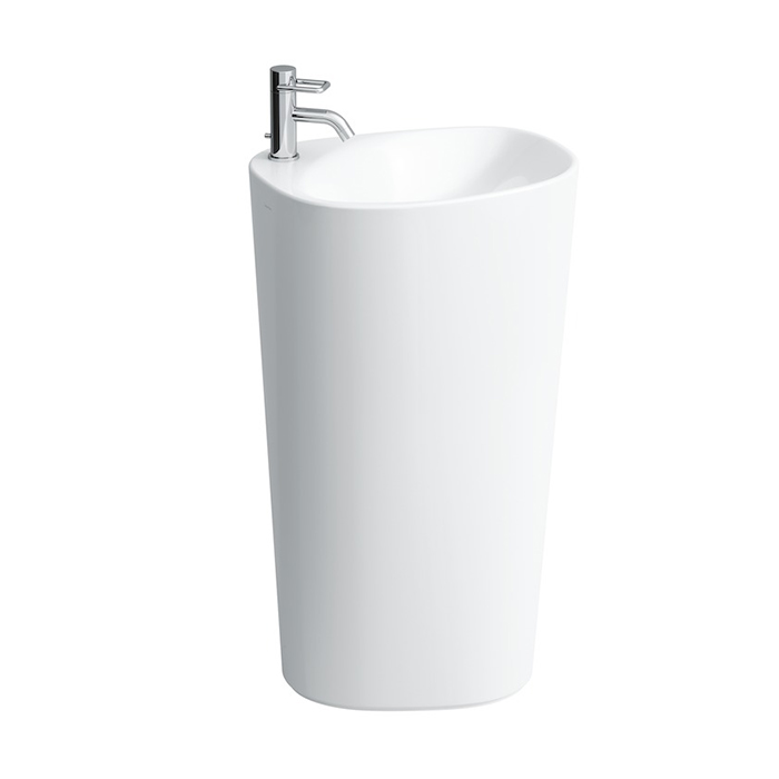 Laufen Palomba Раковина, 1 отв, напольная, покрытие LCC, цвет: белый