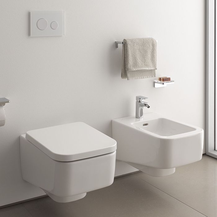 Laufen Pro S Биде подвесное, 1 отв. для смесителя, с переливом, цвет: белый