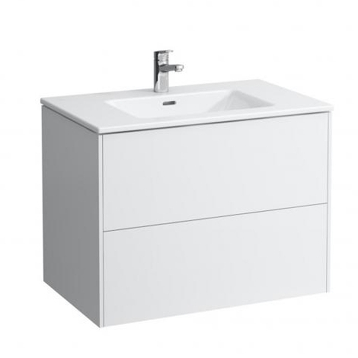 Laufen Pro S Комплект, раковина и база, с 1 отв,с 2 ящиками с мех. push-and-pull, цвет: белый