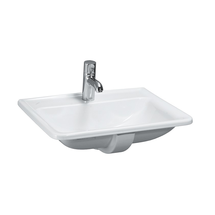 Laufen Pro S Раковина, встраиваемая сверху, с 1 отв, без перелива, цвет: белый