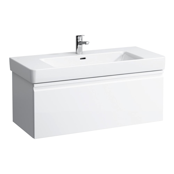 Laufen Pro S Тумба с раковиной, подвесная, 1 ящик, цвет: белый матовый