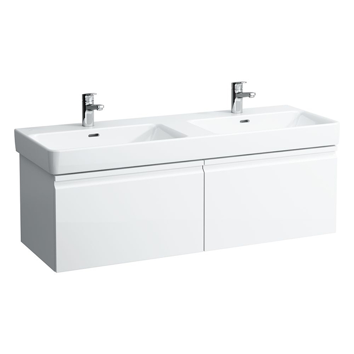 Laufen Pro S Тумба под раковину, подвесная, 2 выдвижной ящик, 2 внутренний ящик с органайзером, цвет: белый матовый