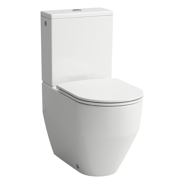 Laufen Pro Унитаз моноблок, покрытие LCC, подвод снизу, подвод сбоку, цвет: белый