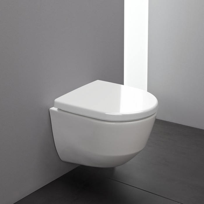 LAUFEN Pro Унитаз подвесной безободковый, укороченный, цвет: белый
